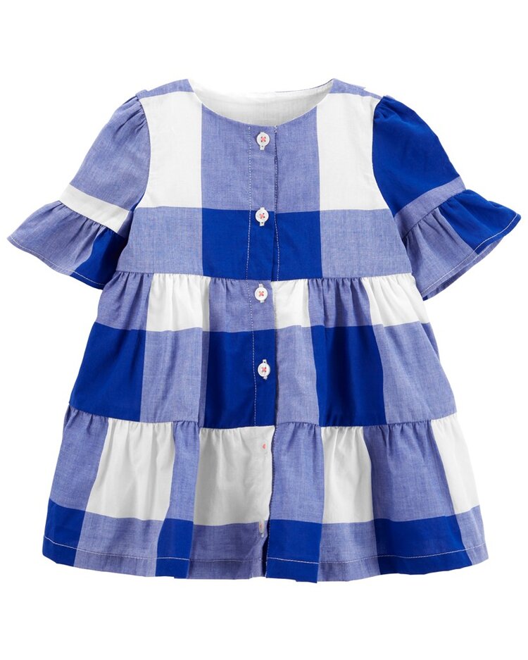 CARTER'S Šaty Blue White holka 6m Carter´s