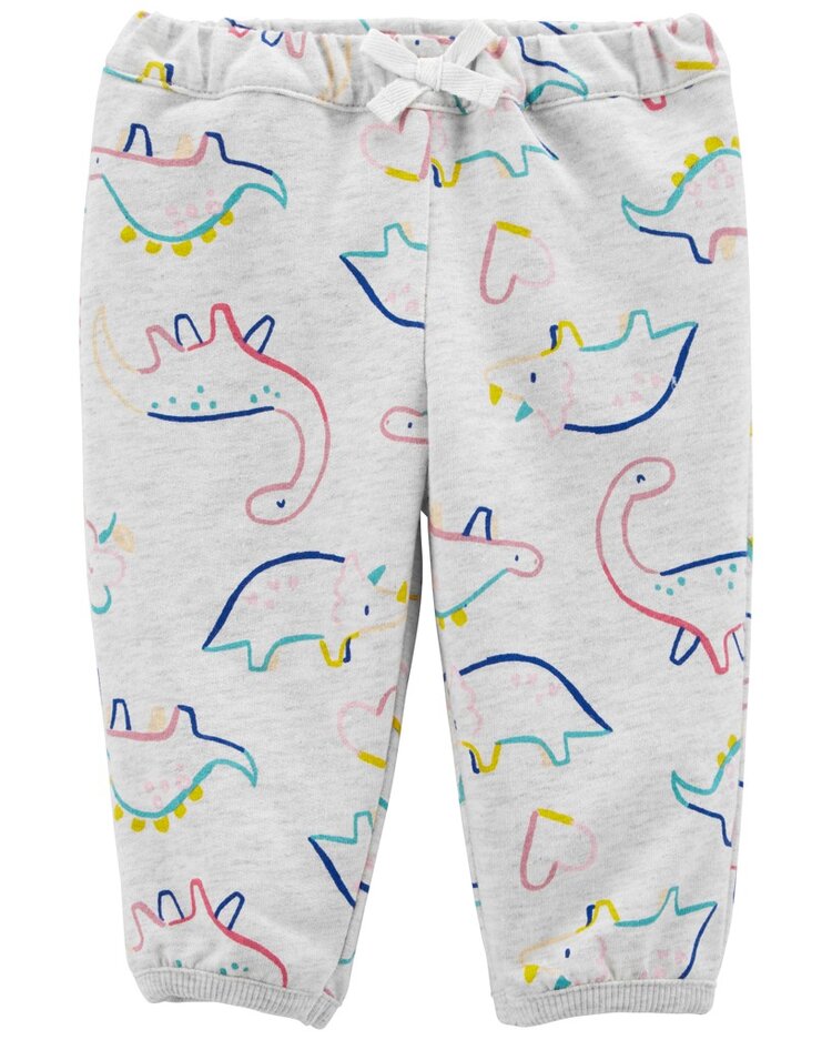 CARTER'S Tepláky Grey Dino holka 12m Carter´s