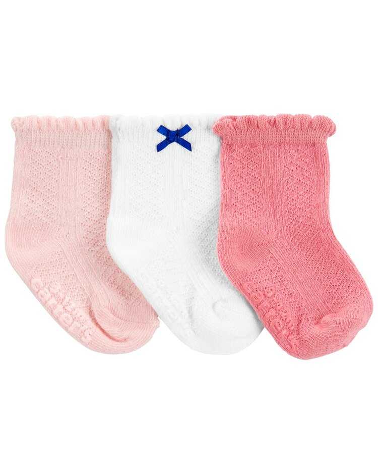 CARTER'S Ponožky Pink Mix holka 3ks 3-12m Carter´s