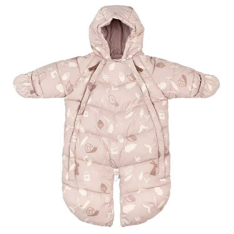 LEOKID Baby Overall Pink Forest 3-9 měsíců Leokid