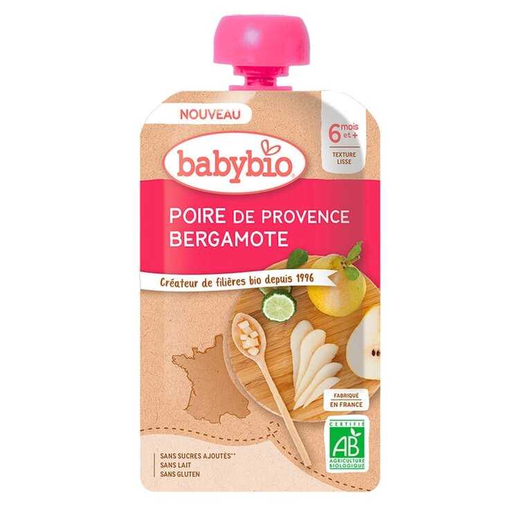 BABYBIO Hruška Bergamot 120 g Babybio