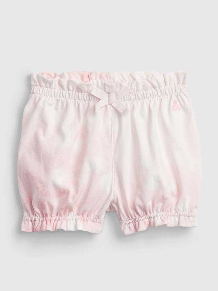 GAP Kalhoty krátké White-Pink dívka 18-24m GAP