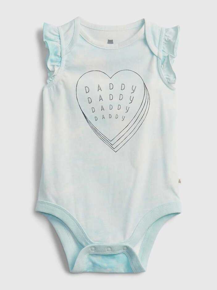 GAP Body bez rukávů Heart dívka 12-18m GAP