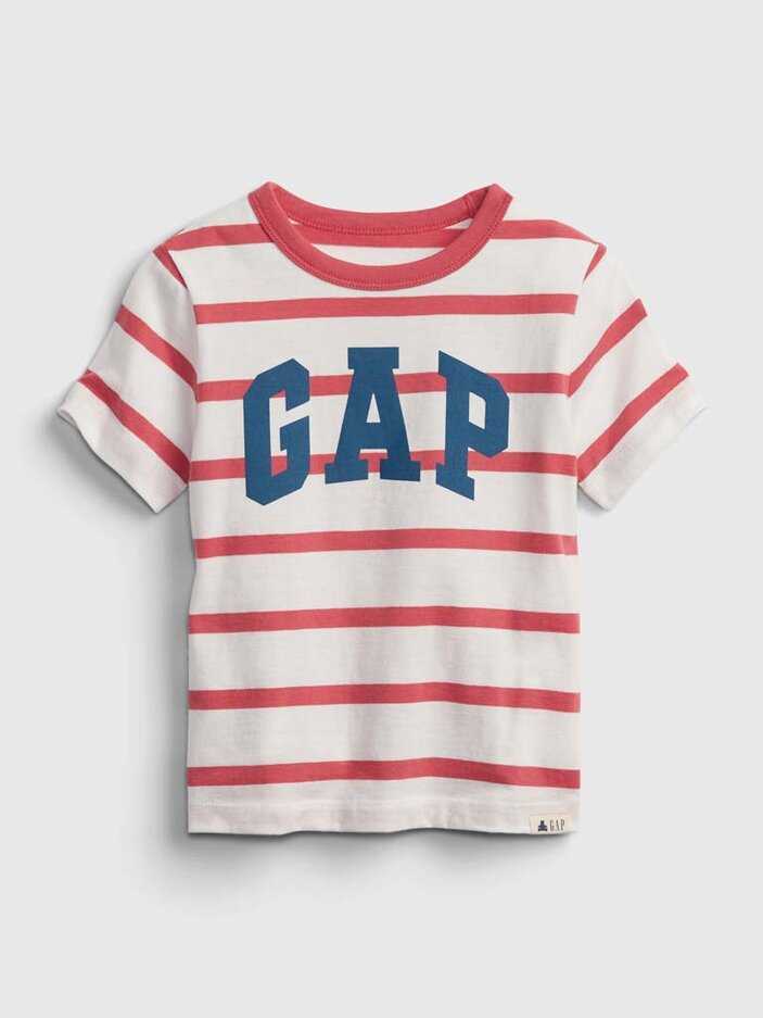 GAP Tričko krátký rukáv Stripes Logo chlapec 2r GAP