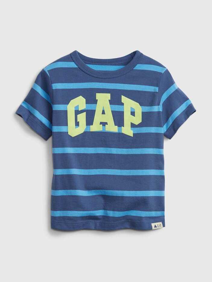 GAP Tričko krátký rukáv Logo Stripes chlapec 2r GAP