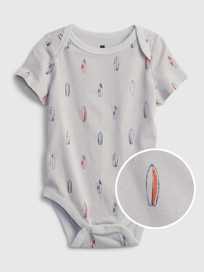 GAP Body krátký rukáv Grey chlapec 3-6m GAP