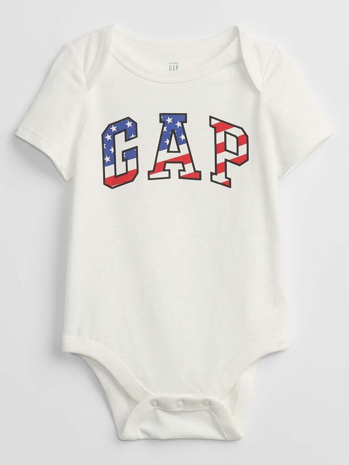 GAP Body krátký rukáv Logo neutrál 0-3m GAP