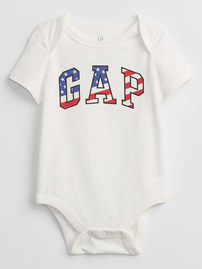 GAP Body krátký rukáv Logo neutrál 18-24m GAP