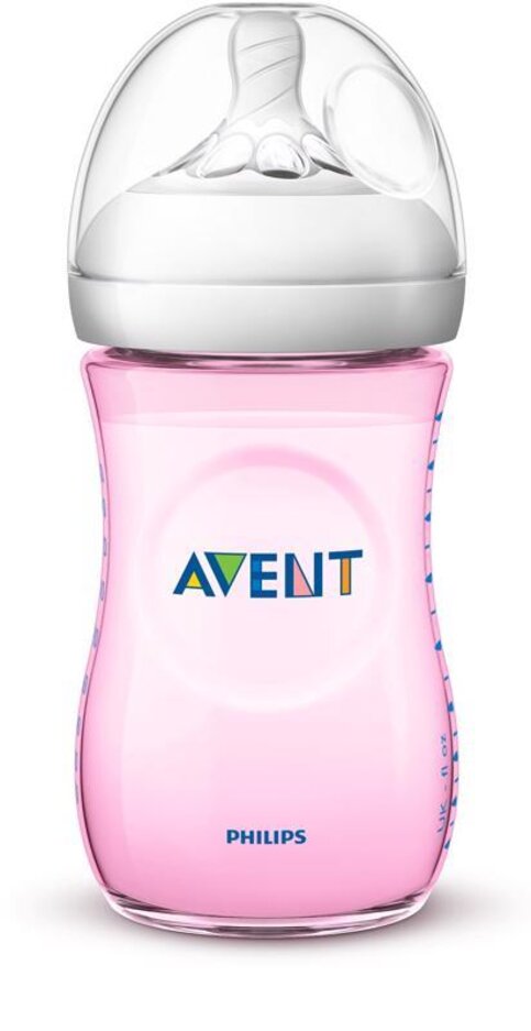 Philips Avent láhev Natural PP růžová 260ml Philips Avent