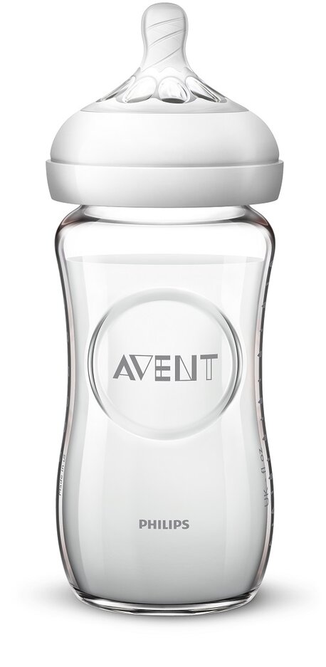 Philips Avent skleněná láhev Natural bez BPA SCF673/17 Transparentní 240ml Philips Avent