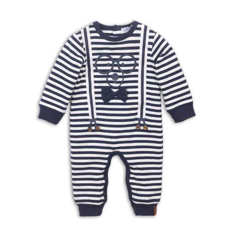 DIRKJE Set 1dílný D-JUST BE COOL HI THERE 56 Navy + off white Dirkje