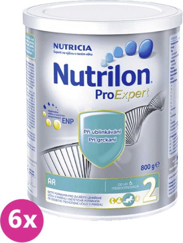 6x NUTRILON 2 AR speciální pokračovací mléko 800 g