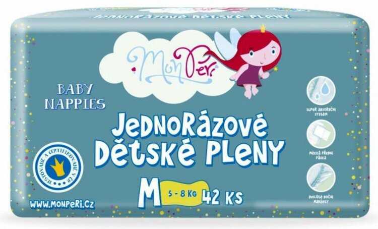 MONPERI Klasik Pleny jednorázové M (5-8 kg) 42 ks Monperi