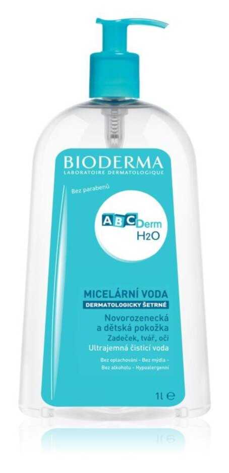 BIODERMA ABCDerm H2O 1 l reverzní pumpa Bioderma