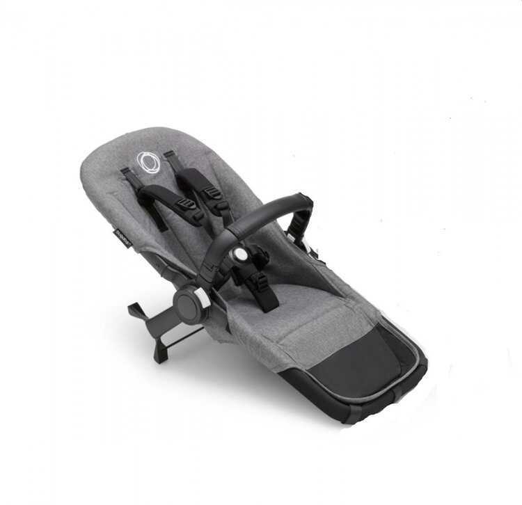 Bugaboo Donkey⁵ duo nástavec komplet Black/Grey Melange Bugaboo