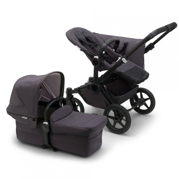 BUGABOO Donkey 5 Mineral Mono Kompletní kočárek Black/Washed black Bugaboo