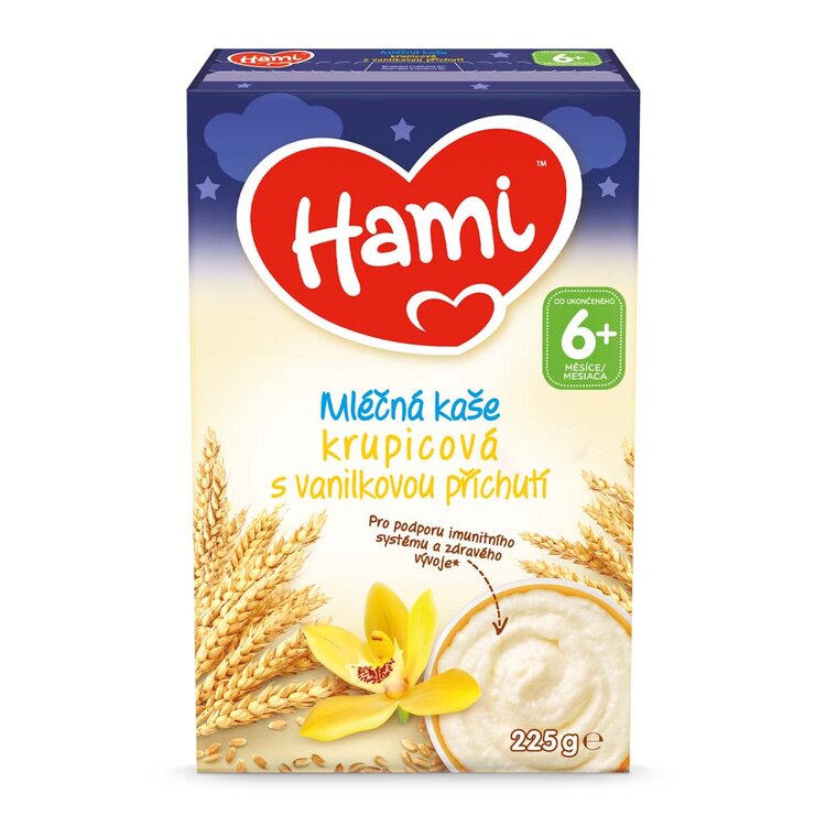 Hami krupicová s van.příchutí 225 g Hami