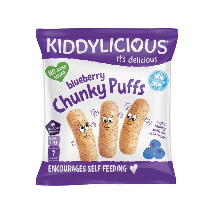 3x KIDDYLICIOUS Křupky - Borůvka 12g Kiddylicious