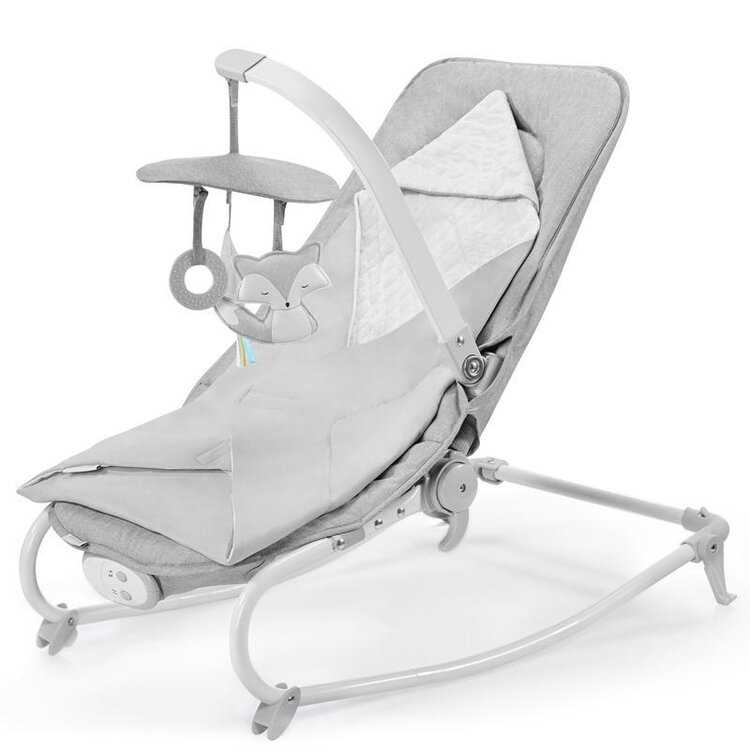 KINDERKRAFT Houpátko vibrující s melodií Felio Stone Grey 0m+