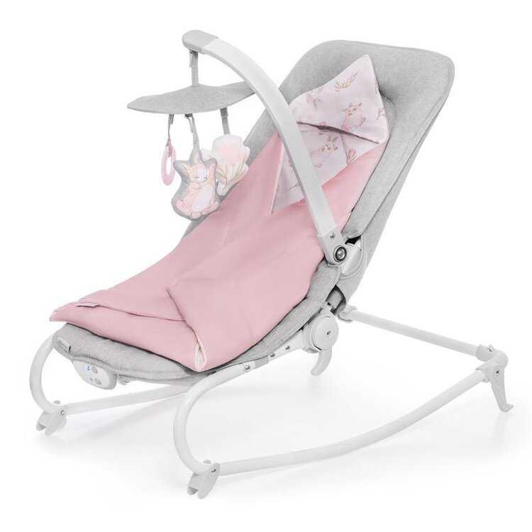 KINDERKRAFT Houpátko vibrující s melodií Felio Peony Rose 0m+