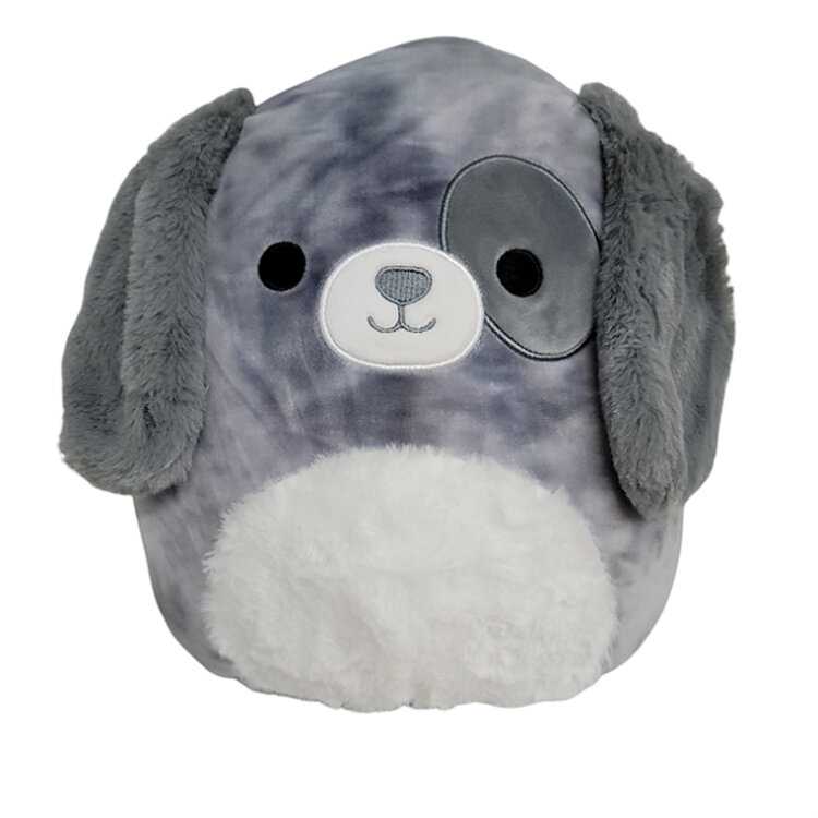 SQUISHMALLOWS Pes šedý - Gustavus Squishmallows