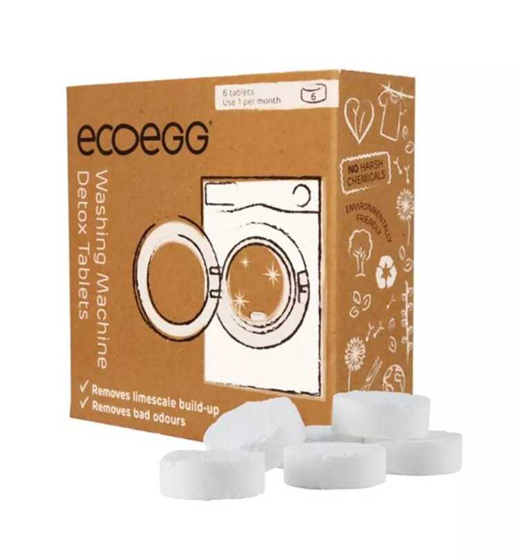 ECOEGG Detox tablety do pračky 6 ks až na 3 roky ECO EGG