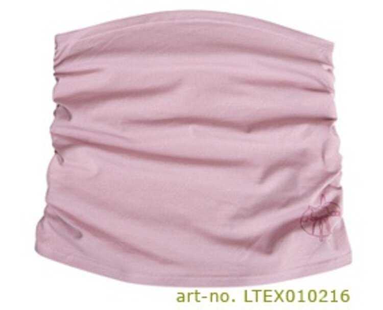 LÄSSIG Pás na těhotenské bříško Bellyband ruffled Rose Lässig