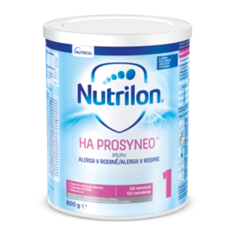 EXP: 19.09.2022 NUTRILON 1 HA PROSYNEO speciální počáteční kojenecké mléko 800 g Nutrilon