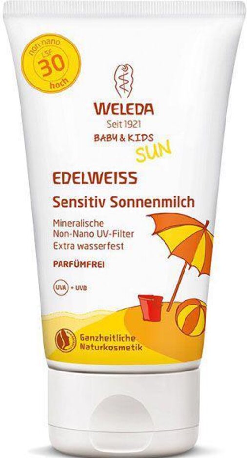 WELEDA Dětské mléko na opalování SPF30 sensitive 150 ml Weleda