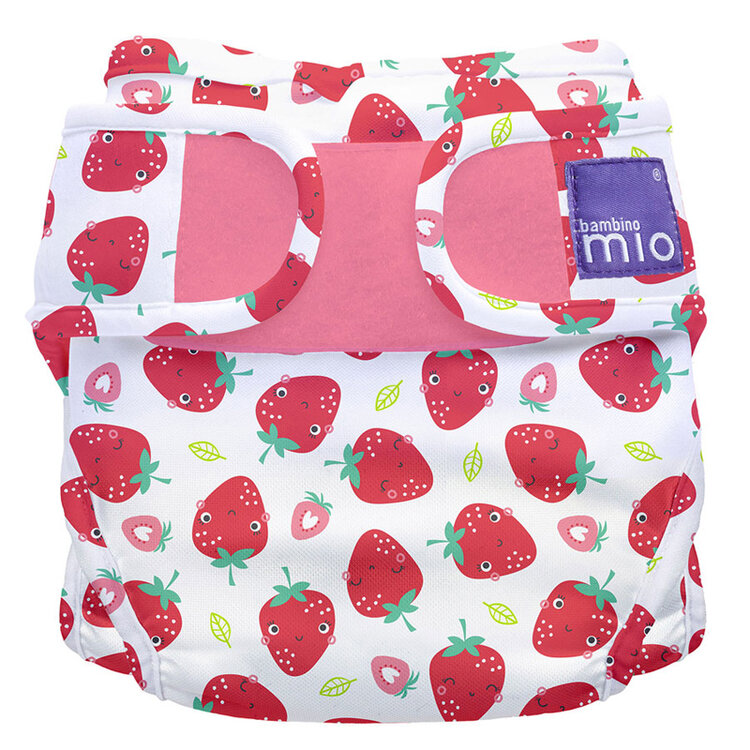 BAMBINO MIO Miosoft kalhotky plenkové Strawberry Cream 3-9 kg Bambino Mio