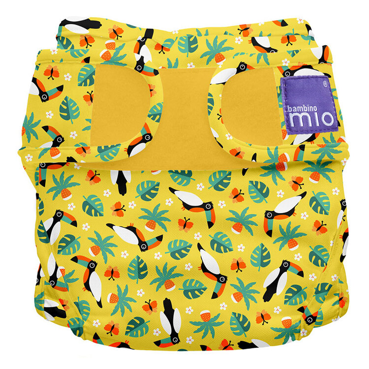 BAMBINO MIO Miosoft kalhotky plenkové Tropical Toucan 9-15 kg Bambino Mio