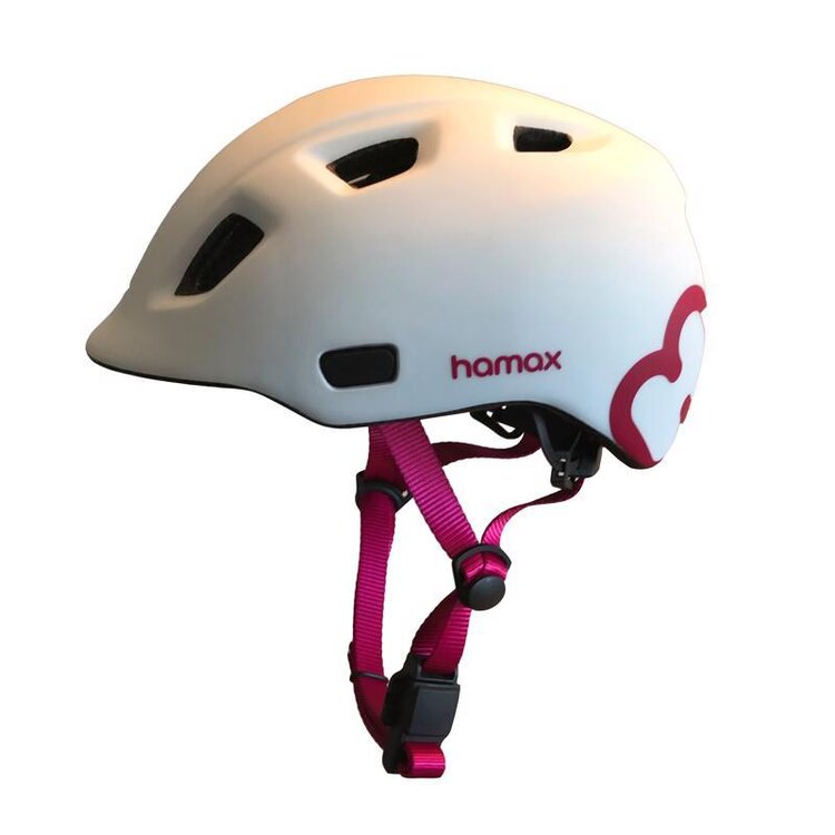 HAMAX Cyklohelma Thundercap White/Pink 47-52 Hamax