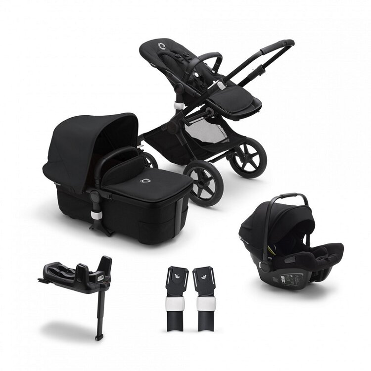 BUGABOO Fox 3 complete Black/Midnight black-Midnight black + autosedačka