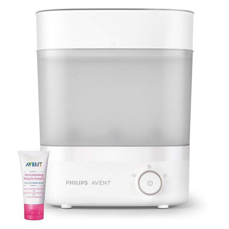 Philips AVENT Sterilizátor parní elektrický Premium SCF293/00 + Krém na bradavky 30 ml Philips Avent