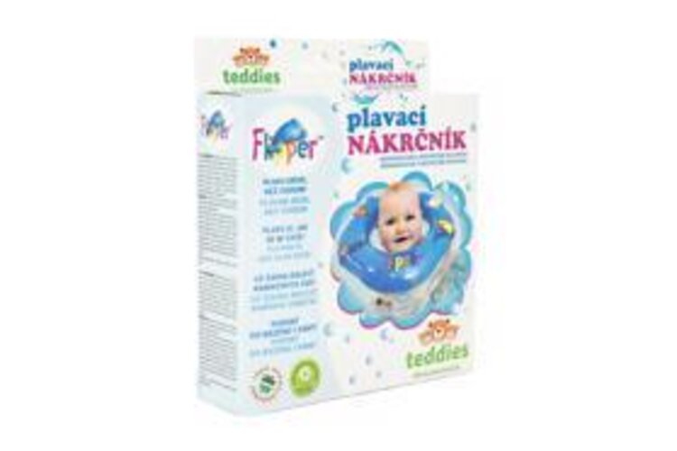 TEDDIES Plavací nákrčník Flipper červený Teddies