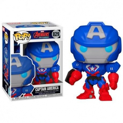 Funko POP Marvel: Marvel Mech-  Cap. America Asmodée-Blackfire Asmodée-Blackfire