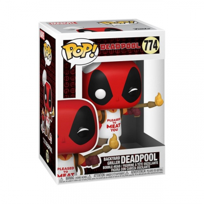 Funko POP Marvel: Deadpool 30th- Backyard Griller Deadpool Asmodée-Blackfire Asmodée-Blackfire