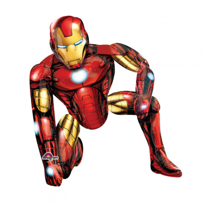 Balónek fóliový AirWalker Iron Man 93 x 116 cm ALBI ALBI