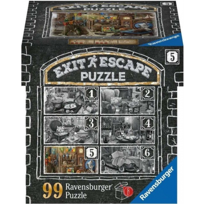 Exit & Escape Puzzle: Podkroví 99 dílků Ravensburger Ravensburger