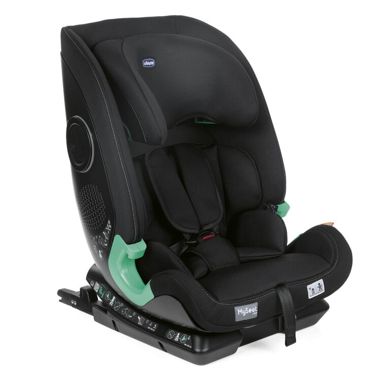 CHICCO Autosedačka MySeat i-size 76-150cm Black (9-36kg) Chicco