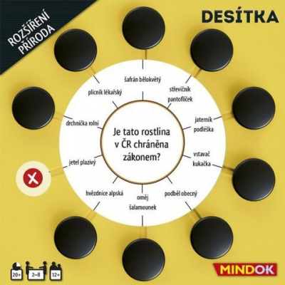 Desítka - rozšíření Příroda Mindok Mindok