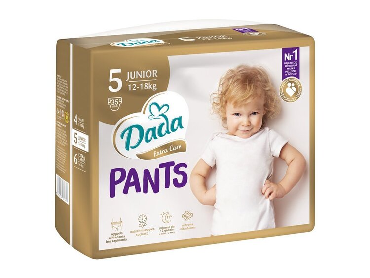 Dada Pantsy Extra care 5 - 12-18 kg 35 ks Dada