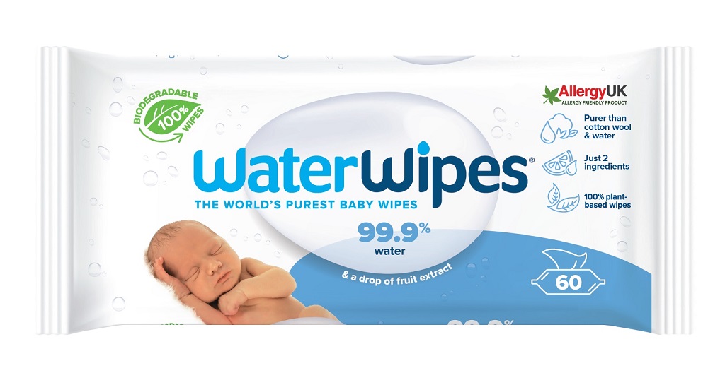 6x WATERWIPES Vlhčené obrousky bez obsahu plastů 60 ks ( 360 ks ) Waterwipes