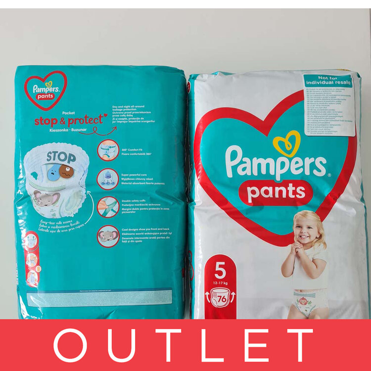 EXP: 1/2026 PAMPERS Activ Baby-Dry Pants Kalhotky plenkové jednorázové 5 (12-17 kg) 152 ks Pampers