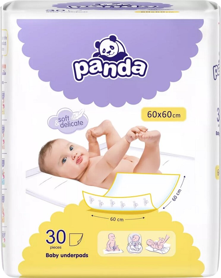 TZMO Panda podložky á 30 ks Bella Panda