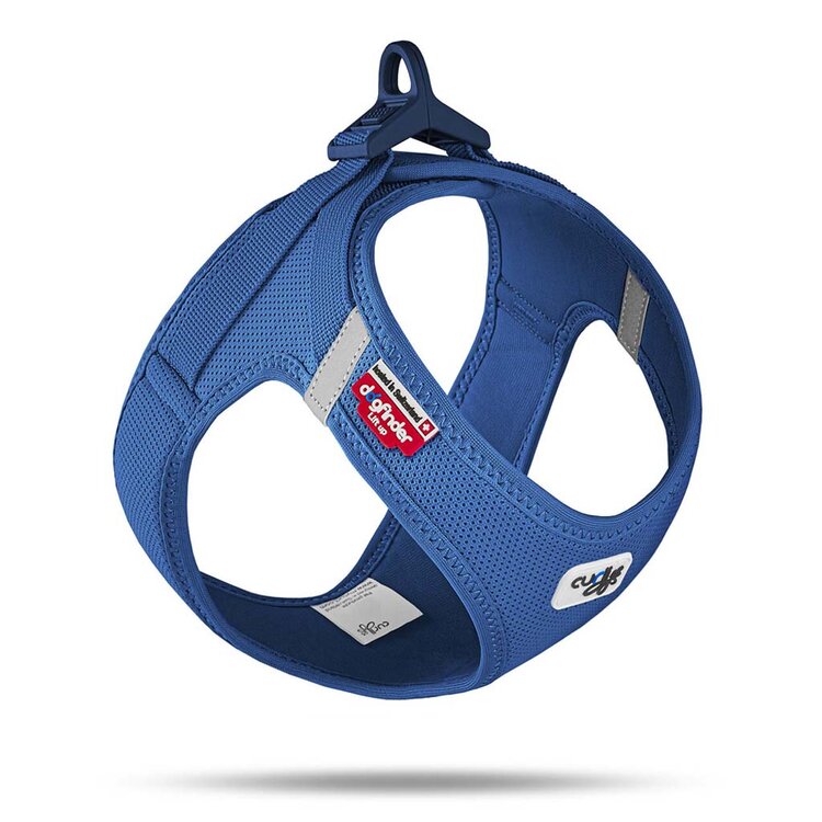 CURLI Postroj pro psy se sponou Air-Mesh Blue M