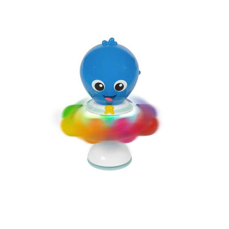 BABY EINSTEIN Hračka senzorická chobotnice s přísavkou Opus's Spin & Sea™ 3m+ Baby Einstein