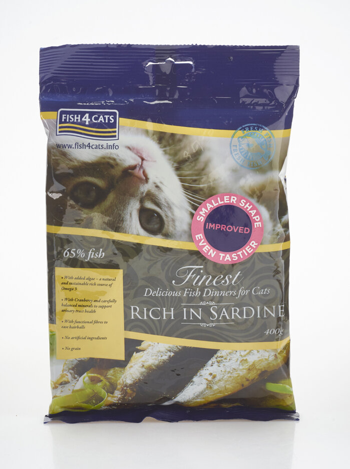 FISH4CATS Granule malé pro kočky Finest sardinka 400 g FISH4CATS