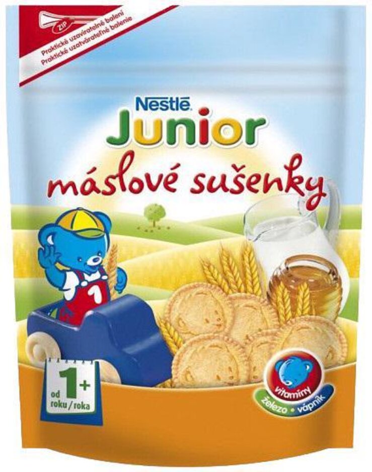 NESTLÉ Junior Máslové sušenky 180 g Nestlé