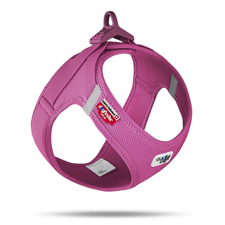 CURLI Postroj pro psy se sponou Air-Mesh Fuchsia 2XS